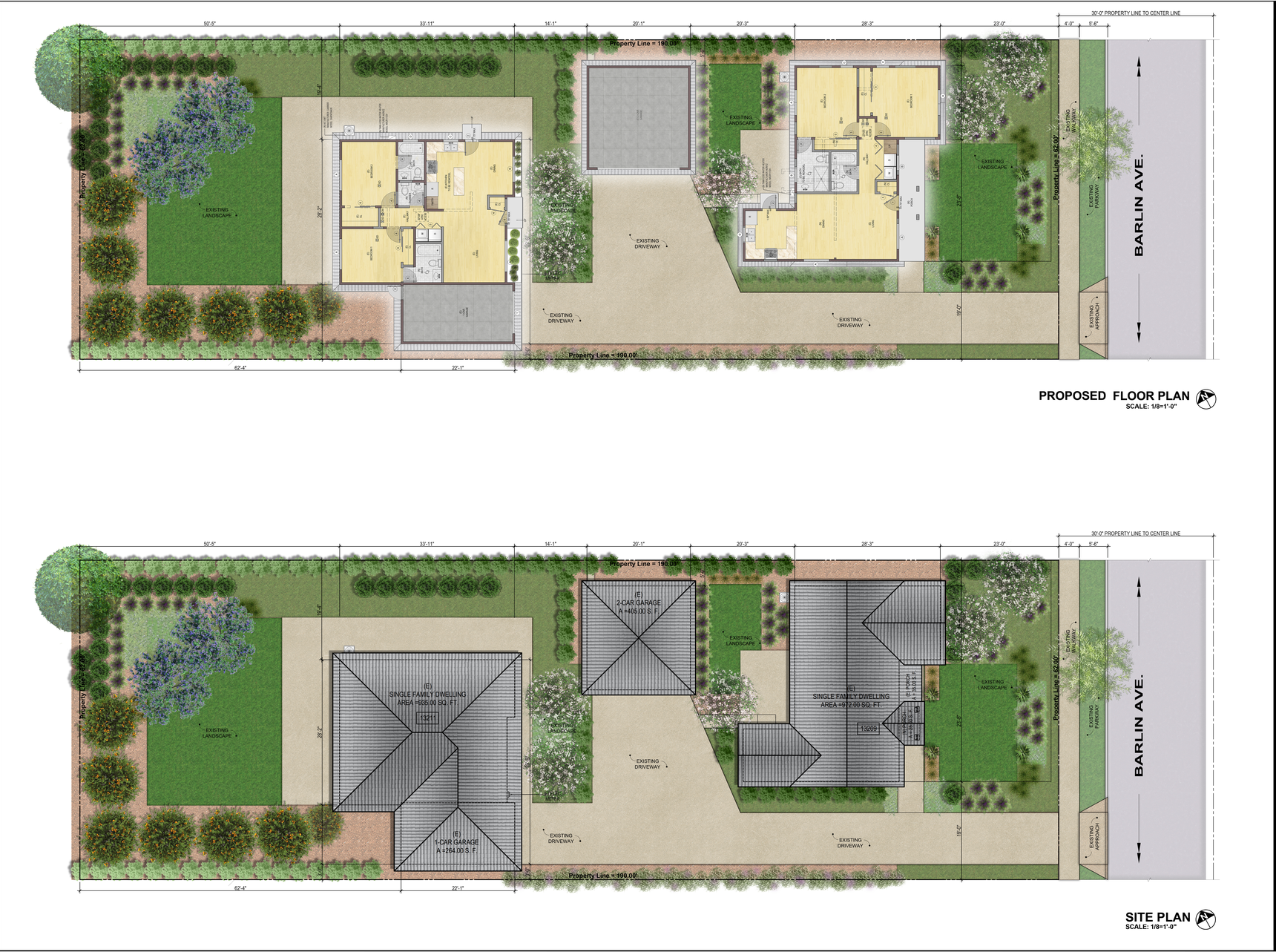 A-1.0 Site Plan (with dim)
